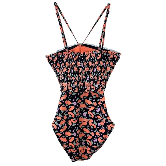 Tanya Taylor - “Kendra Smocked One-Piece” Poppy Fields Swimsuit - Size XS, Multi - Picture 5 of 14